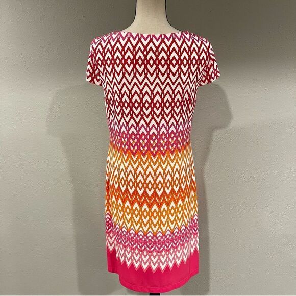 Jessica Howard geometrical print short sleeve dress - Picture 8 of 10